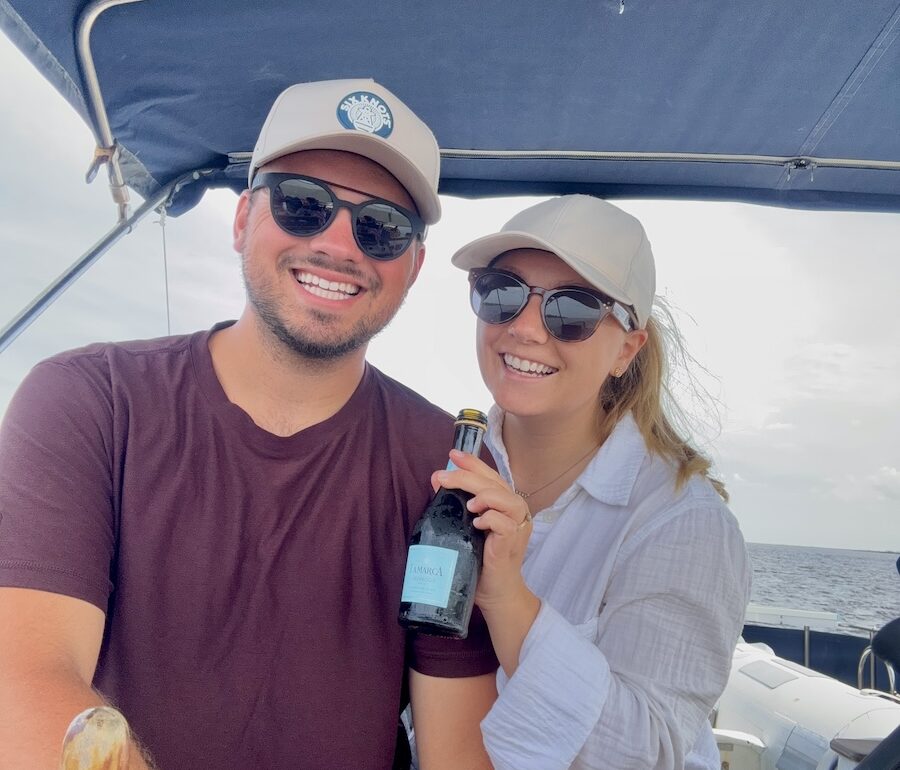 Popping Bubbly for our 5th state - Virginia