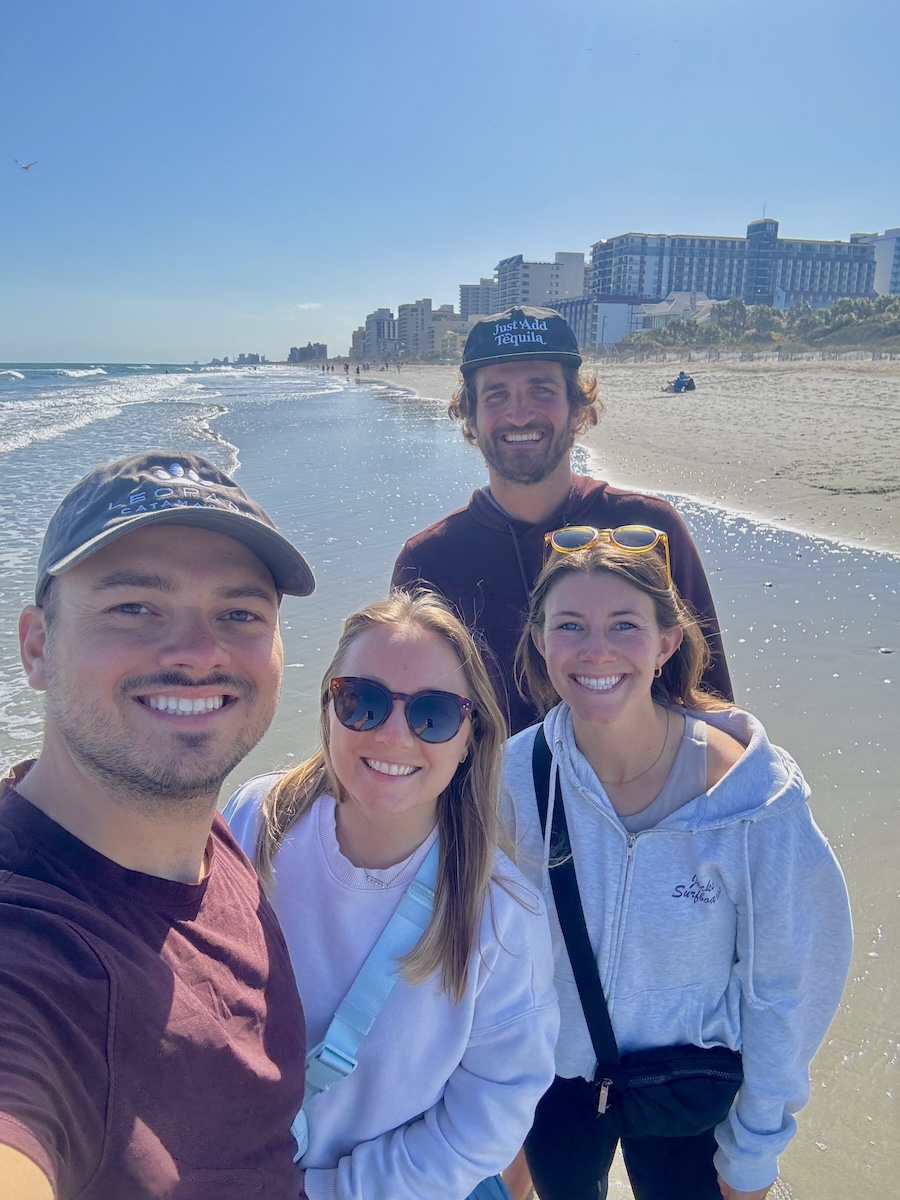 Selfie in Myrtle Beach with Josh & Haley (S:V Slacker)