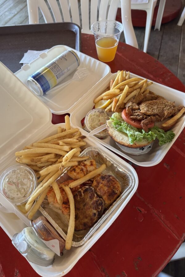 Dinner at Lobster House in Cape May, NJ