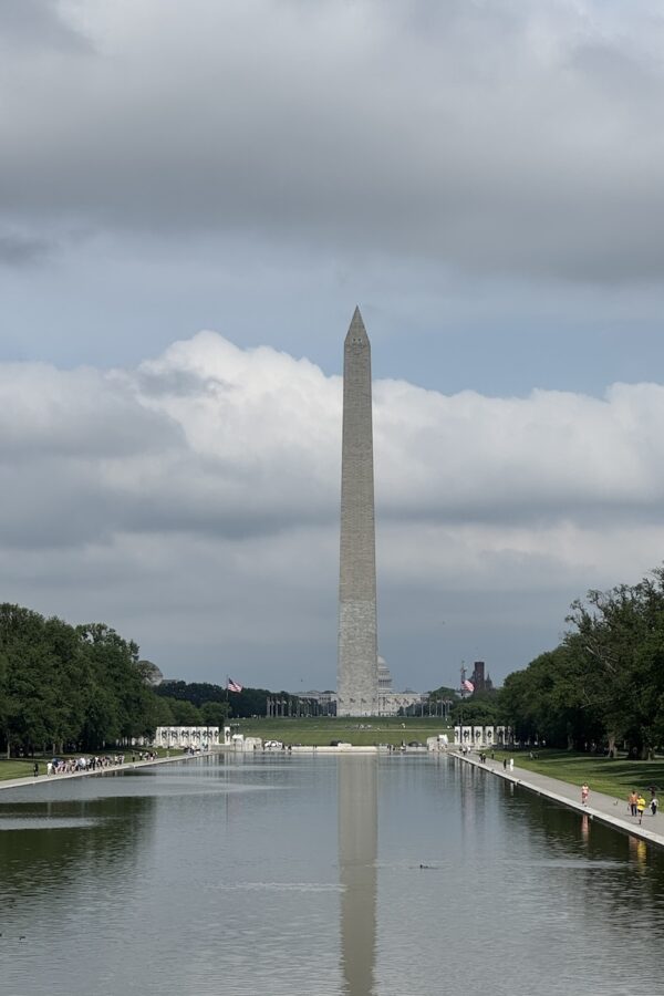 Washington Monument over the Reflection Pool