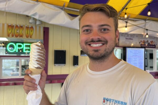 Huge ice cream cone in Catskill, NY