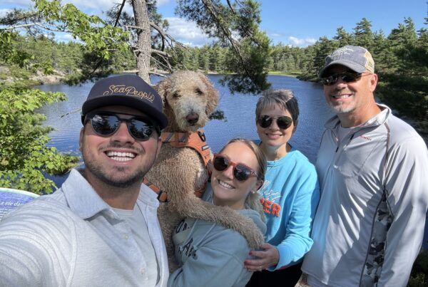 Hiking on Beausoleil Island