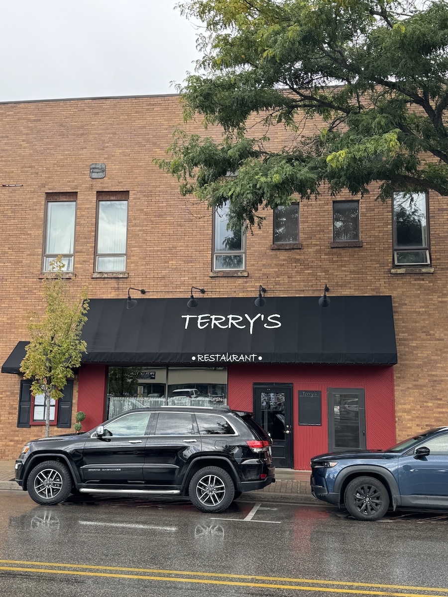 Anniversary dinner at Terry's