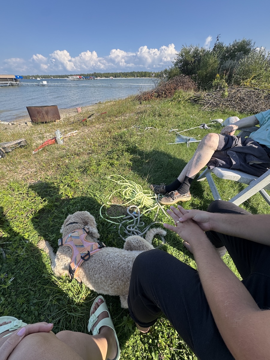 Chatting with a Charlevoix local