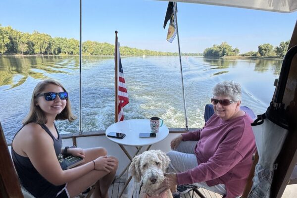 Evan's grandma and cousin joined us