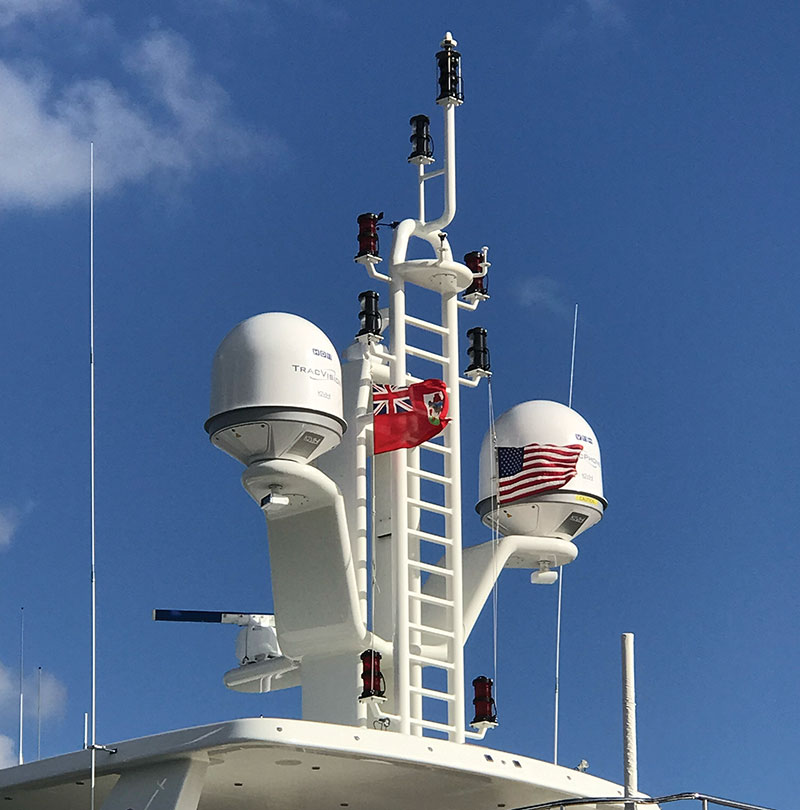 Superyacht VHF performance can be had with Shakespeare’s Galaxy antennas