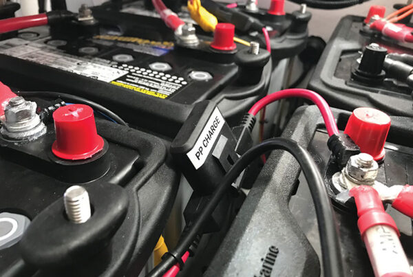 It’s important not to mix battery types in a battery bank