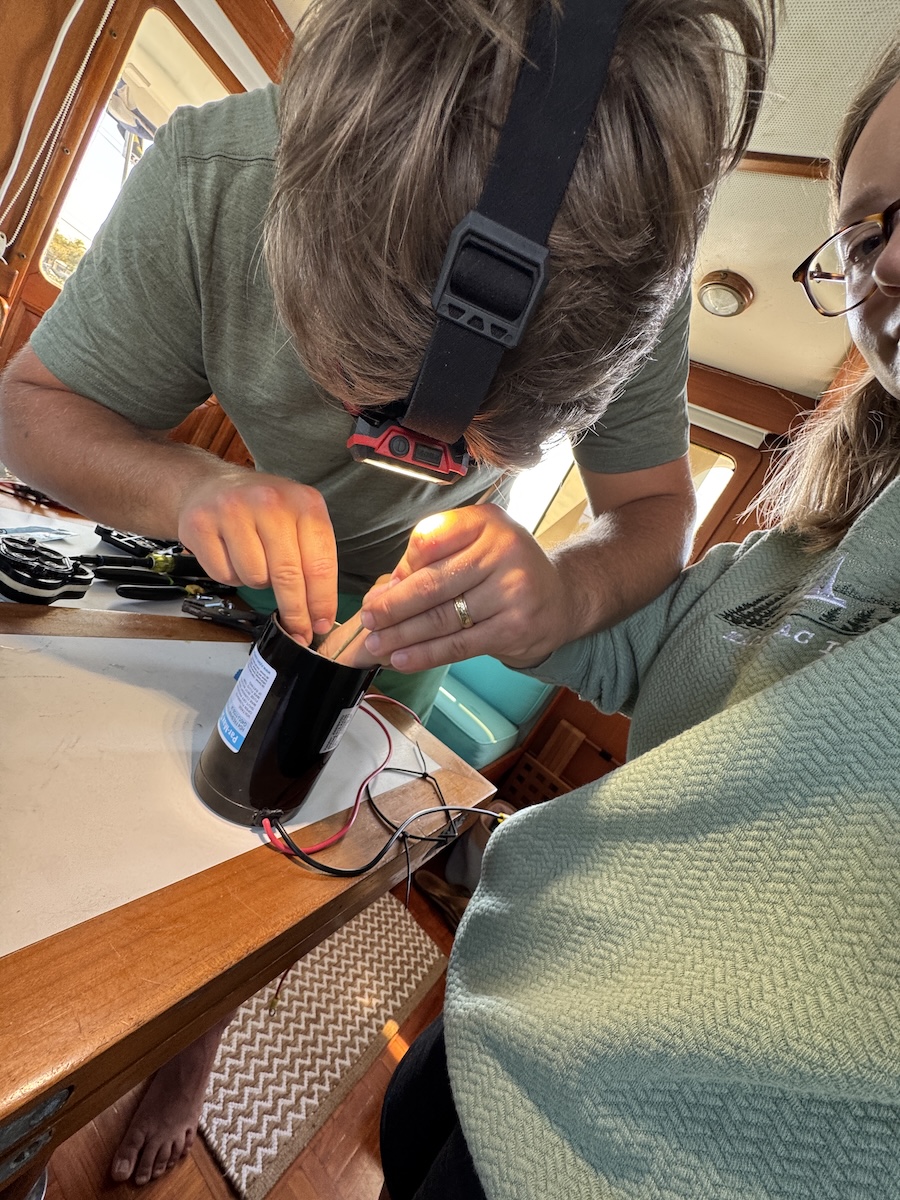 Fixing our water pump