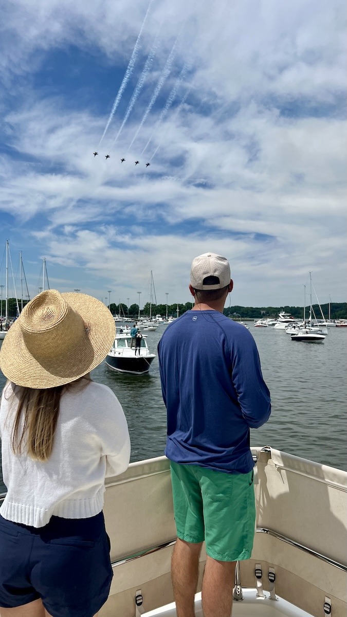 A Loop highlight - watching the Blue Angels
