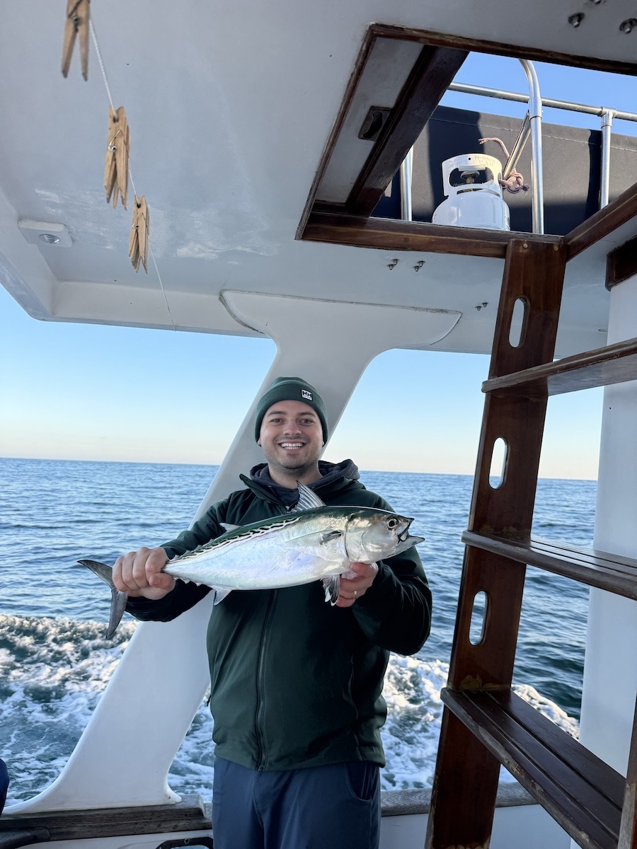 Big tuna caught while trolling