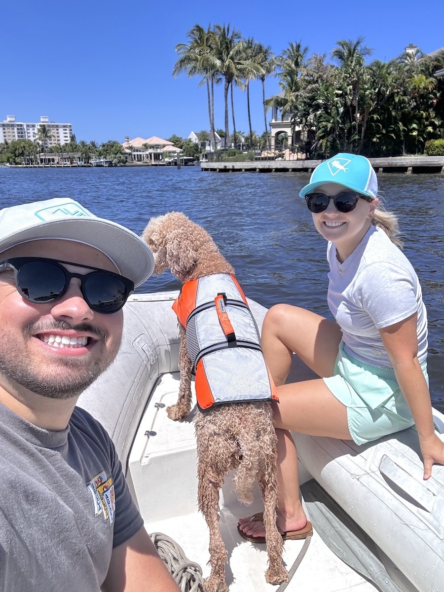 First time on the dinghy