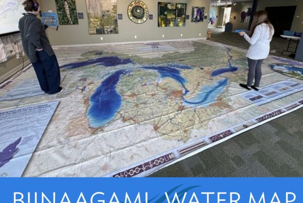 Biinaagami Water Map