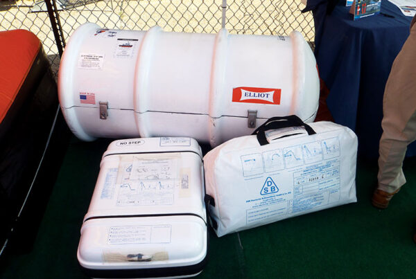 Canister and valise life rafts