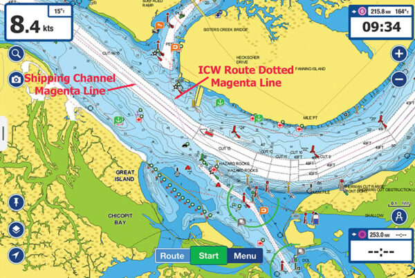 Navionics chart