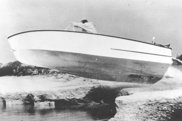Dowty Turbocraft flying over the beach