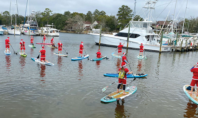 New Year’s Day Santa Paddle, Niceville, FL
