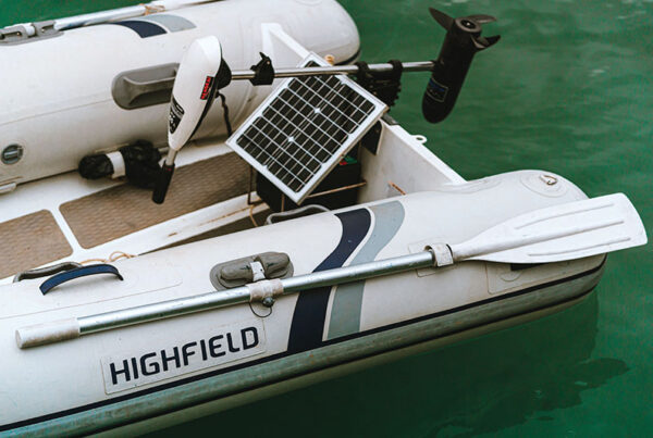 Solar Panel on a dinghy