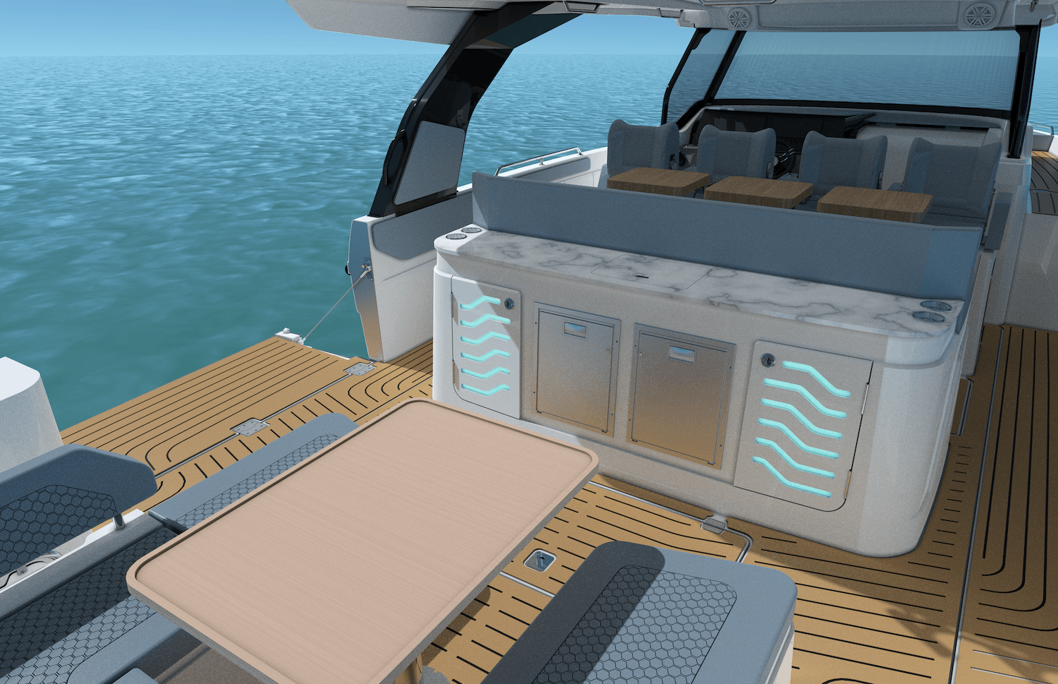 Cruisers 45 VTR wet bar